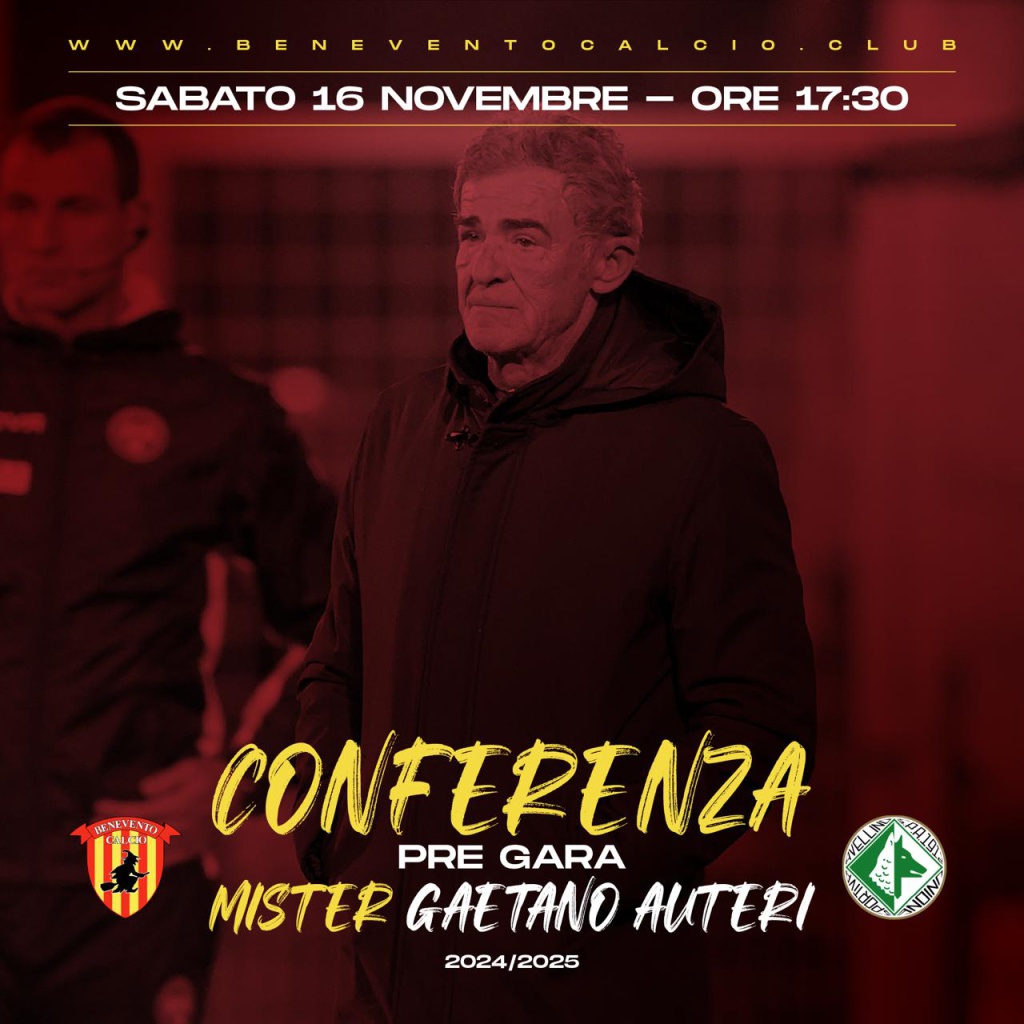 serie-c-now-benevento-avellino-conferenza-pre-gara-di-mister-auteri